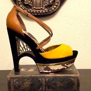 Sam Edelman Peep Toe Platform Sandal